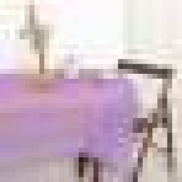 Скатерть для дачи Хозяюшка Радуга, цвет фиолетовый 137×274 см