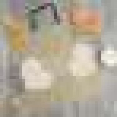 Фартук Доляна с карманами в полоску цв.зеленый, 70*65 см, 100% п/э