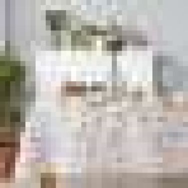 Скатерть «Доляна: Мозаика», размер 145х145см, 100% полиэстер, рогожка 200 гр/м