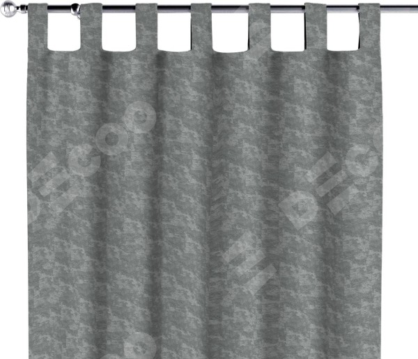 Комплект штор софт мрамор серый, на петлях